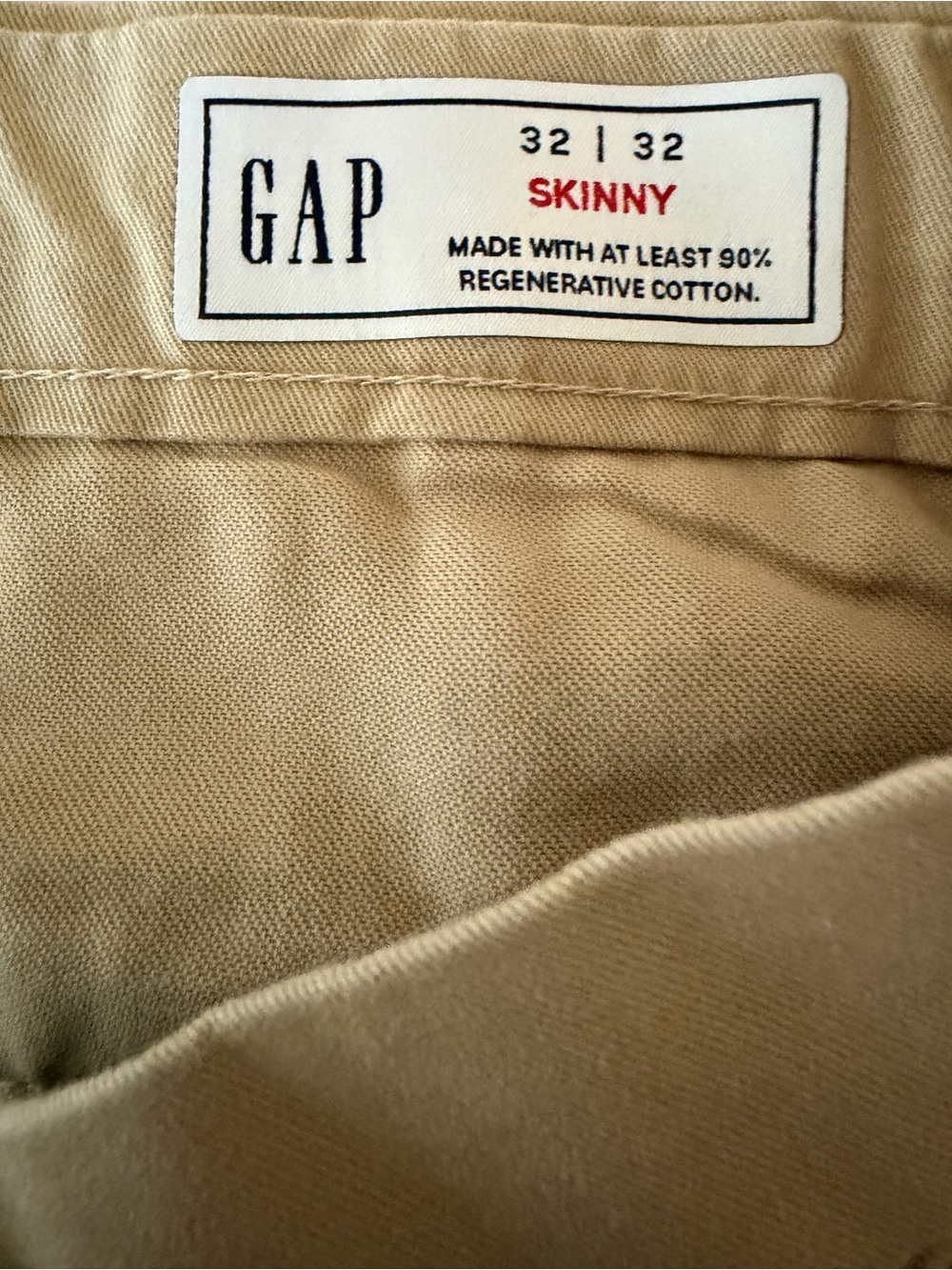Like New GAP Slim Fit Pants in Khaki Tan mens 32x32